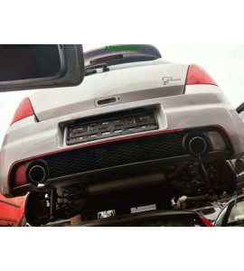 Stoßstange hinten Suzuki Swift III 3 türig Farbcode ZCC Silky Silver 2 Metallic