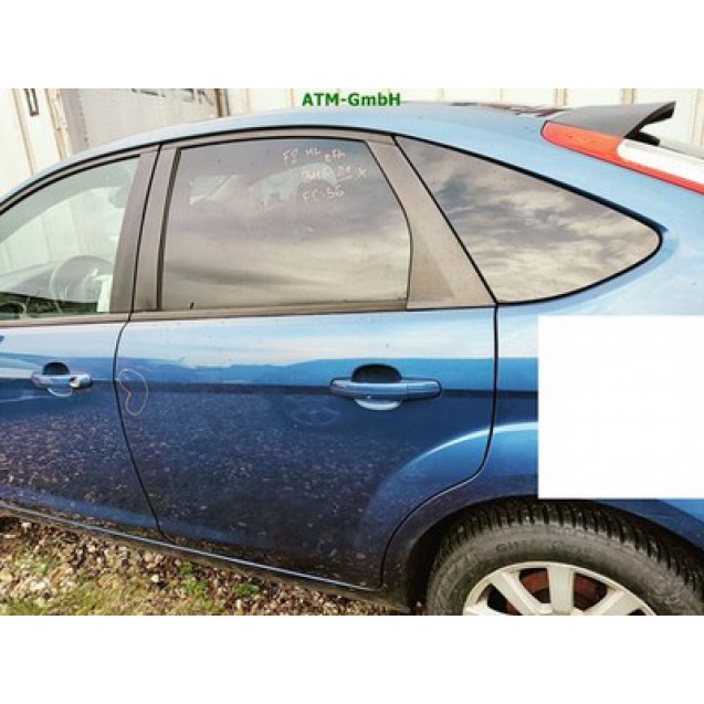 Tür hinten links Ford Focus 2 II 5 türig Farbcode 36 Paris Blue Blau Metallic
