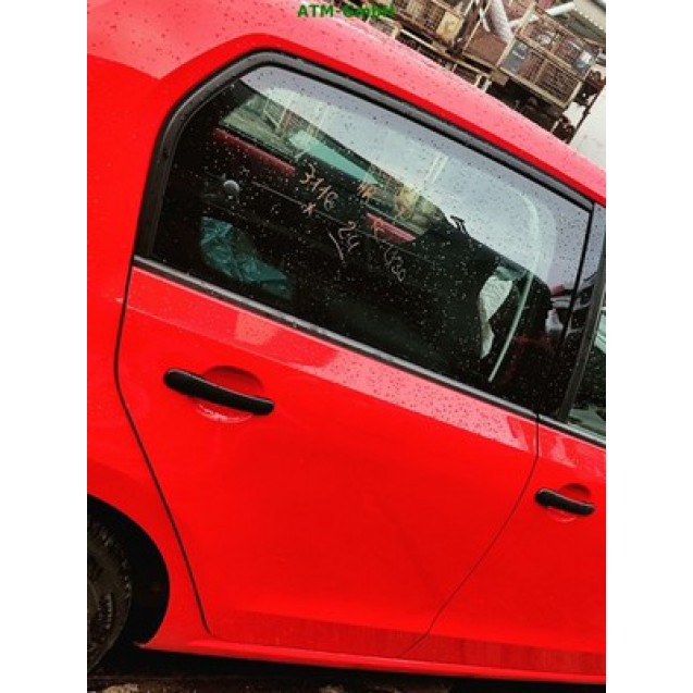 Tür hinten rechts Skoda Citigo Farbcode LY3D Farbe Tornadorot Rot