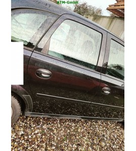 Tür hinten rechts Opel Meriva Farbcode Z20R Saphirschwarz Schwarz Mi2