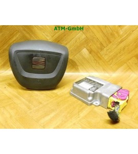 Airbagmodul Lenkradairbagmodul Airbagsteuergerät Seat Leon 1P1 TRW 5N0959655R