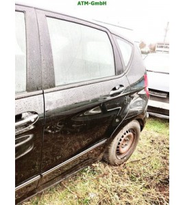 Tür hinten links Mercedes Benz A-Klasse W169 Farbcode 191 Kosmosschwarz Metallic