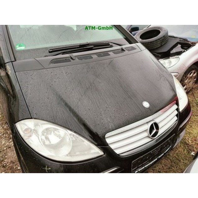 Motorhaube Mercedes Benz A-Klasse W169 Farbcode 191 Kosmosschwarz Metallic