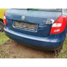 Stoßstange hinten Skoda Fabia 2 II Farbcode 4711 LF5A Farbe Blau Pacific Blue