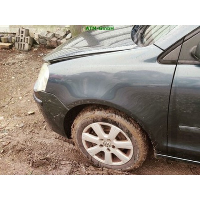 Kotflügel links VW Polo 9N3 III Fahrerseite Farbcode LC7V Blau Anthrazit Pearl