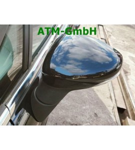 Seitenspiegel links Ford Fiesta 6 VI Farbcode D9 Schwarz Pantherschwarz Metallic