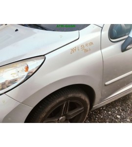 Kotflügel links Peugeot 207 Farbcode EZR Silber Aluminiumgrau Grau Fahrerseite