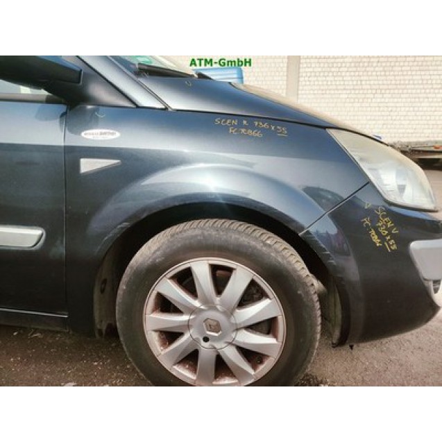 Kotflügel rechts Renault Scenic 2 II Farbcode TEB66 Grau Gris Eclipse Metallic