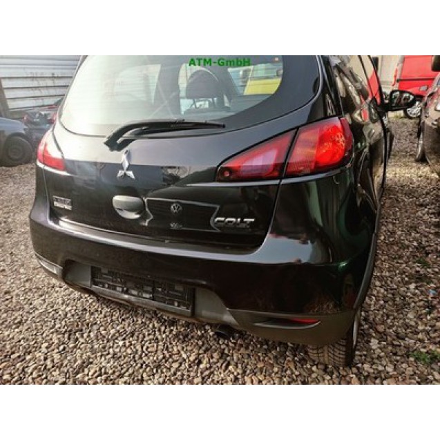 Stoßstange hinten Mitsubishi Colt 6 VI 3 türig Farbcode 34D Farbe Schwarz