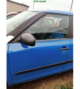 Tür vorne links Skoda Fabia 2 II 5 türig Farbcode 4590 LF5K Dynamicblau Dynamic