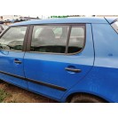 Tür hinten links Skoda Fabia 2 II 5 türig Farbcode 4590 LF5K Dynamicblau Dynamic