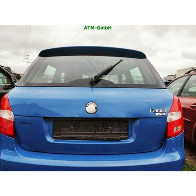 Heckklappe Skoda Fabia 2 II 5 türig Farbcode 4590 LF5K Dynamicblau Dynamic
