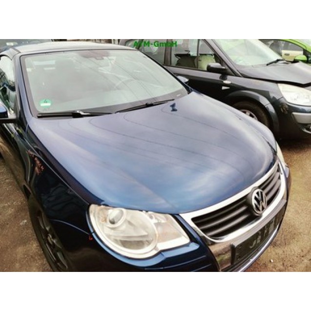 Motorhaube VW EOS Farbcode LD5Q Farbe Blau Shadow Blue Metallic