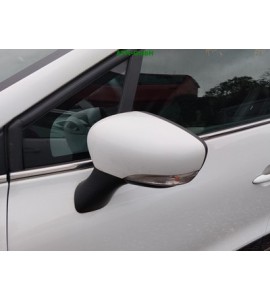 Seitenspiegel links Renault Clio 4 IV Farbcode DV369 Blanc Glacier Arktisweiss