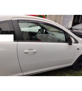 Tür rechts Opel Corsa D 3 türig Farbcode Z474 10U Casablanca Arctic Eis Weiss