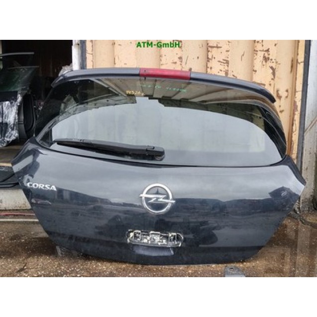 Heckklappe Opel Corsa D 3 türig Farbcode GBG Saphirschwarz Mineraleffekt