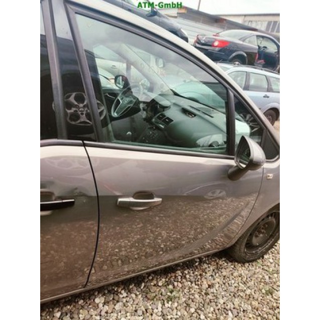 Tür vorne rechts Opel Meriva B Farbcode Z40W Muscatgrau Pepperdust Metallic