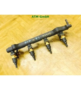 Einspritzleiste Einspritzdüse Kia Rio OK30E 13 15X