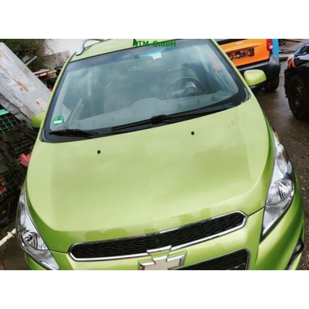 Motorhaube Chevrolet Spark Farbe Grün