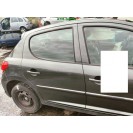 Tür hinten rechts Peugeot 207 Farbcode KTP Grau Shark Metallic