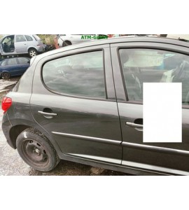 Tür hinten rechts Peugeot 207 Farbcode KTP Grau Shark Metallic