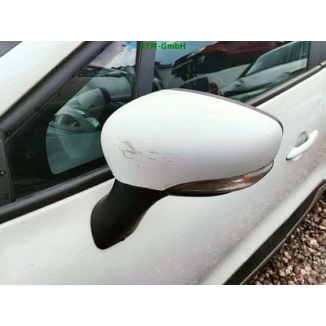 Seitenspiegel links Renault Clio 4 IV Farbcode DV369 Farbe Weiss Blanc Glacier