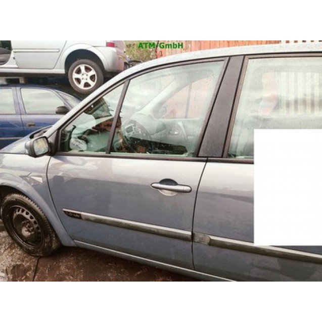 Tür vorne links Renault Scenic 2 II Farbcode TE266 Grau Gris Acier Metallic