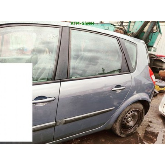 Tür hinten links Renault Scenic 2 II Farbcode TE266 Grau Gris Acier Metallic