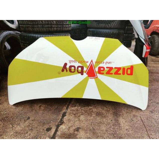 Motorhaube VW UP Farbcode LB9A Farbe Candyweiss Weiss