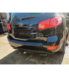 Stoßstange hinten Hyundai Santa Fe Farbcode EB Ebony Black Schwarz