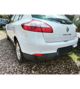 Stoßstange hinten Renault Megane 3 5 türig Farbcode DV369 Blanc Glacier Weiss