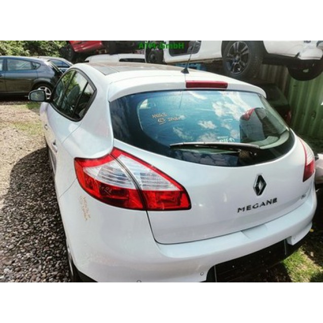Heckklappe Renault Megane 3 III 5 türig Farbcode DV369 Blanc Glacier Weiss