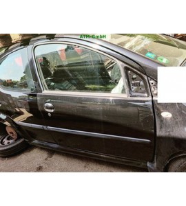 Tür vorne rechts Citroen C1 5 türig Farbcode EXZ Farbe Schwarz Metallic