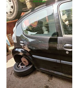 Tür hinten rechts Citroen C1 Farbcode EXZ Farbe Schwarz Metallic