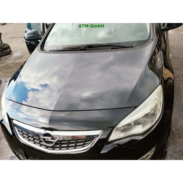 Motorhaube Opel Astra J Farbcode Z20R GBG Saphirschwarz Metallic