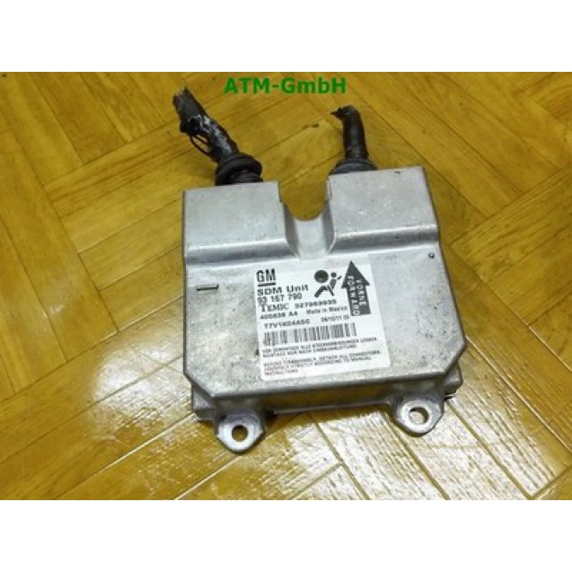 Airbagsteuergerät Steuergerät Opel Corsa D GM 93167790