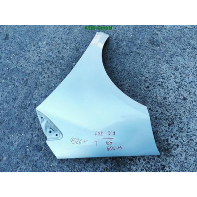 Kotflügel links Mercedes Benz A-Klasse W169 Farbcode 761 Polarsilber Metallic