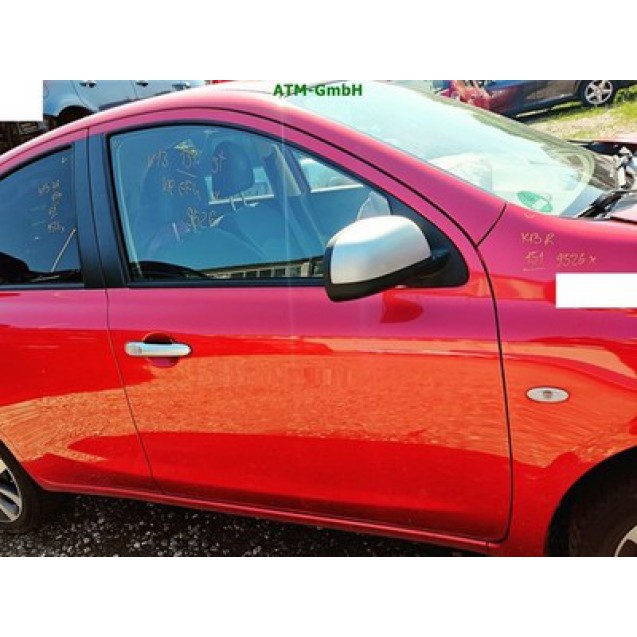 Tür vorne rechts Nissan Micra 4 IV K13 5 türig Farbcode AY AY4 Red Rot Metallic