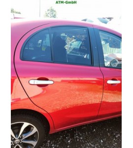 Tür hinten rechts Nissan Micra 4 IV K13 5 türig Farbcode AY AY4 Red Rot Metallic