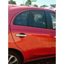 Tür hinten rechts Nissan Micra 4 IV K13 5 türig Farbcode AY AY4 Red Rot Metallic