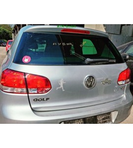 Heckklappe VW Golf 6 VI 3 türig Farbcode LA7W Reflexsilber Silber Metallic