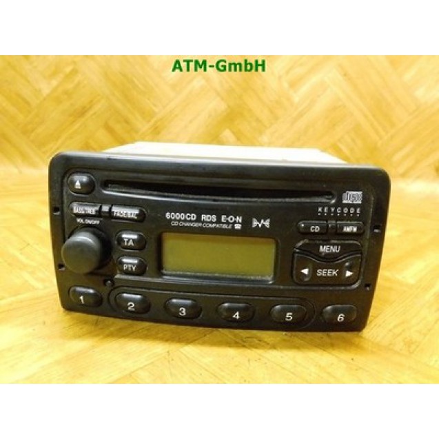 Autoradio KFZ Radio 6000 CD Player Ford Mondeo 3 III M018948 XS7F18C815AB
