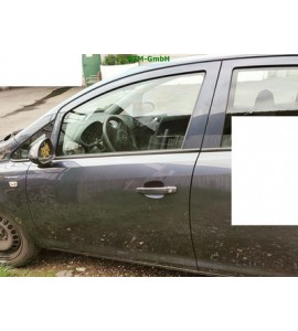Tür vorne links Opel Corsa D Farbcode Z168 Metro Blau Blue Perl