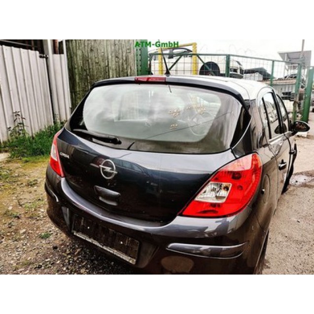 Heckklappe Opel Corsa D 5 türig Farbcode Z168 Metro Blau Blue Perl