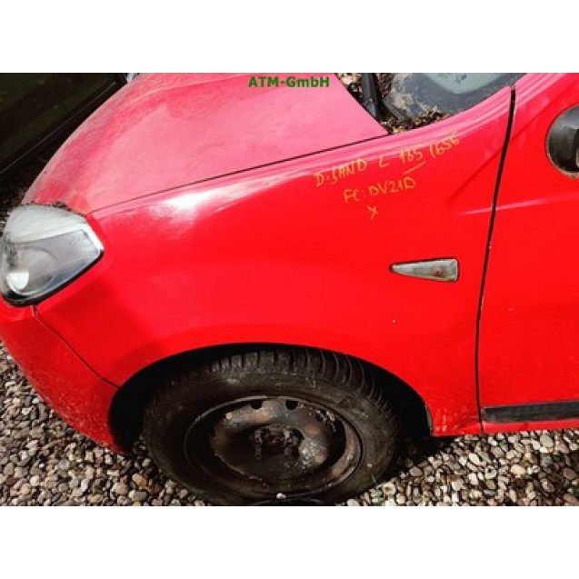 Kotflügel links Dacia Sandero Farbcode DV21D Rot Feuerrot Rouge Passion