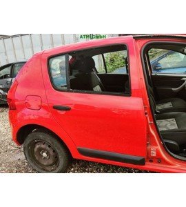 Tür hinten rechts Dacia Sandero Farbcode DV21D Rot Feuerrot Rouge Passion