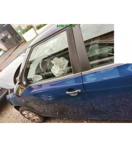 Tür vorne links Skoda Fabia 2 II Farbcode LF5A Pacific Blue Blau Modra Pacific