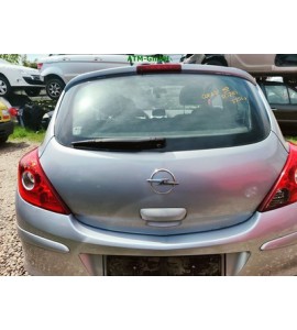 Heckklappe Opel Corsa D 3 türig Farbcode Z163 Lichtsilber Metallic M2