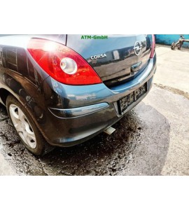 Stoßstange hinten Opel Corsa D 3 türig Farbcode Z168 4XU Metroblau Metro M2