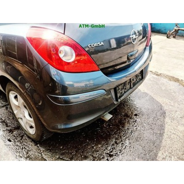 Stoßstange hinten Opel Corsa D 3 türig Farbcode Z168 4XU Metroblau Metro M2